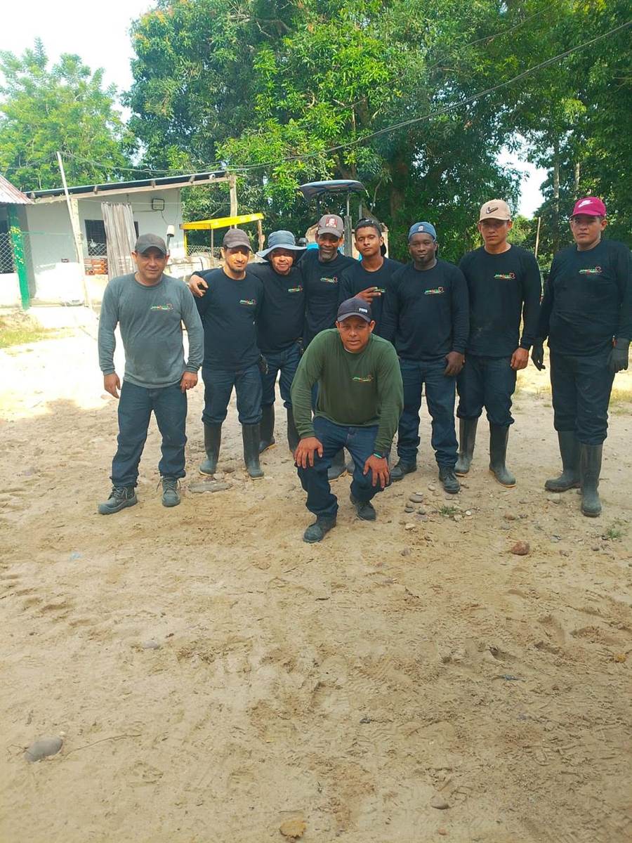 Equipo de trabajo de PROAGRO en campo